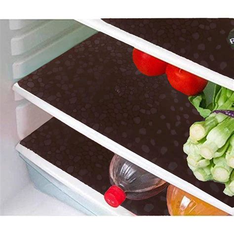 Buy Kuber Industries Stone Design 6 Piece PVC Refrigerator Drawer Mat ...