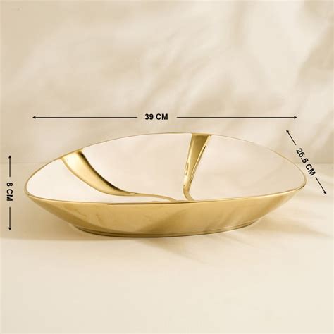 Buy Alchemy Gifts Fluid Ceramic Decorative Bowl from Home Centre at ...