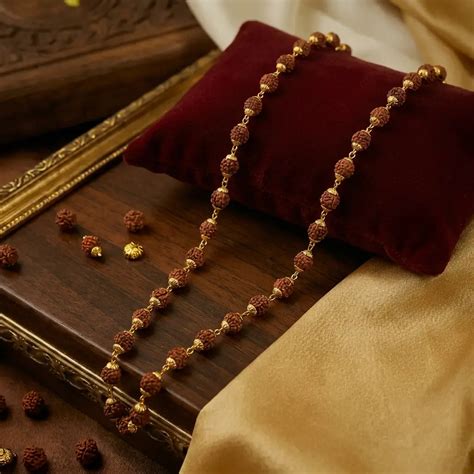 Premium 5 Mukhi Rudraksha Mala – Nepal Sourced, Kashi Blessed | Dharmik