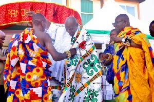 Dan Botwe is honored by Okuapeman as the Traditional Council's ...