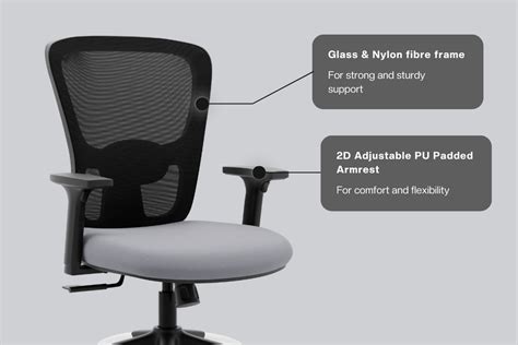 Buy Jupiter Superb Mid Back Mesh Office Chair Online | GreenSoul