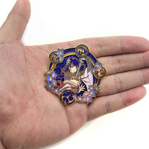 Buy Genshin Impact 'Raiden Shogun' Enamel Pin Online at Lowest Price in ...