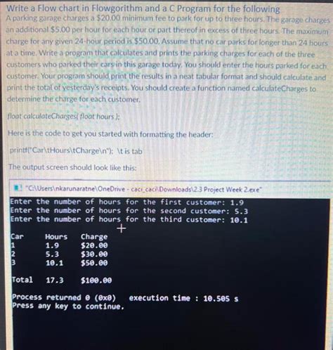 Flowgorithm Chart 的图像结果