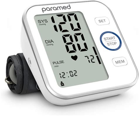 Paramed Automatic Upper Arm Blood Pressure Monitor Instruction Manual