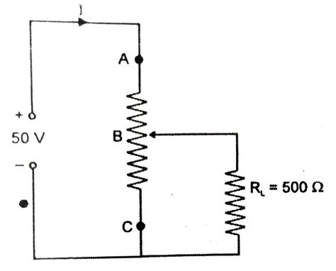 As shown in figure a variable rheostat of `2kOmega` is used to control ...
