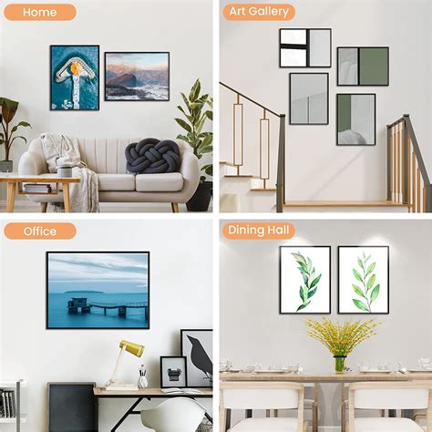 upsimples 18x24 Frame Black 3 Pack, Poster Frames 18 x 24 for Horizont ...