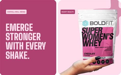 Boldfit Super Women's Whey Protein Powder For Women with Hair Skin and ...