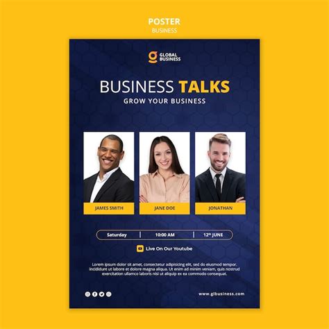 Business Poster Examples 的图像结果