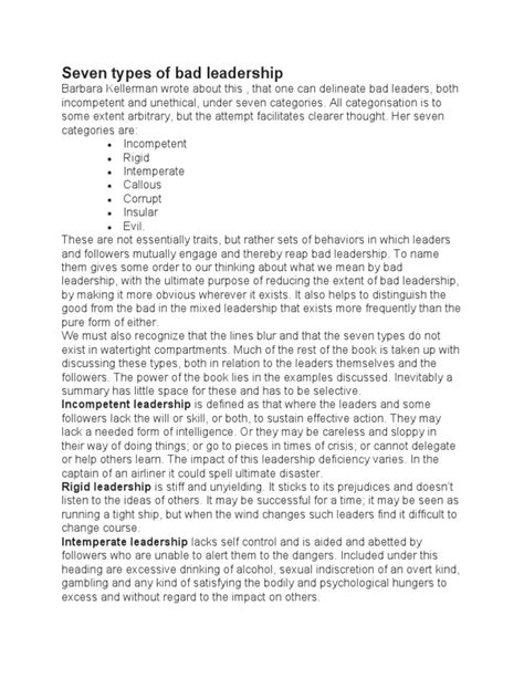 Bad Leadership Seven Style 的图像结果