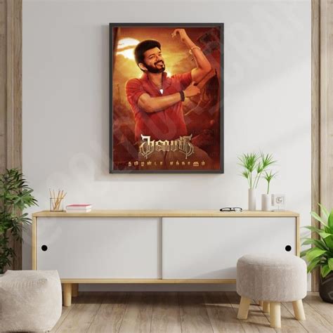 Thalapathy Vijay Poster Frames – ColourCrafts