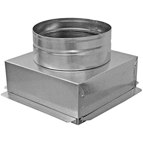 Duct Outlet 12 x 12 Ceiling Box, w 10 Round Collar - Connects India | Ubuy
