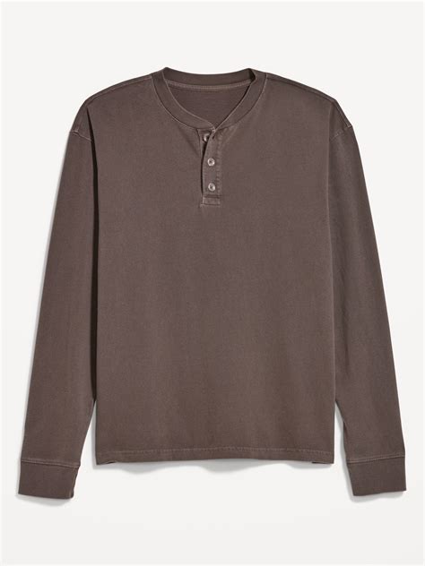 Heavyweight Henley T-Shirt | Old Navy