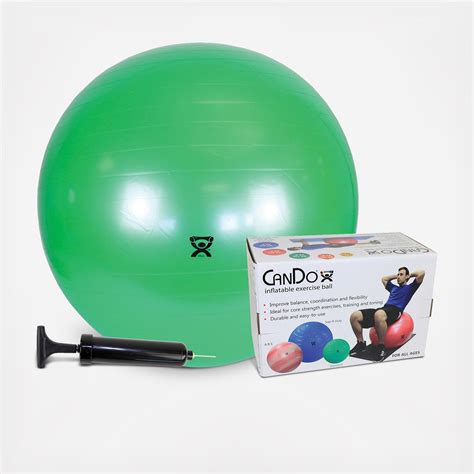 CanDo, Inflatable Exercise Ball Economy Set | Zola