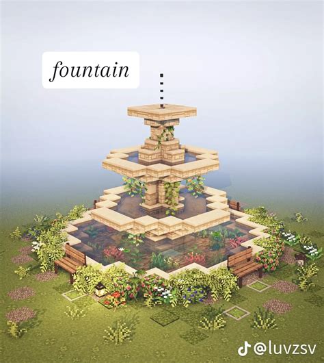 Pin by Jess hall on Minecraft rel | Minecraft fountain, Minecraft ...