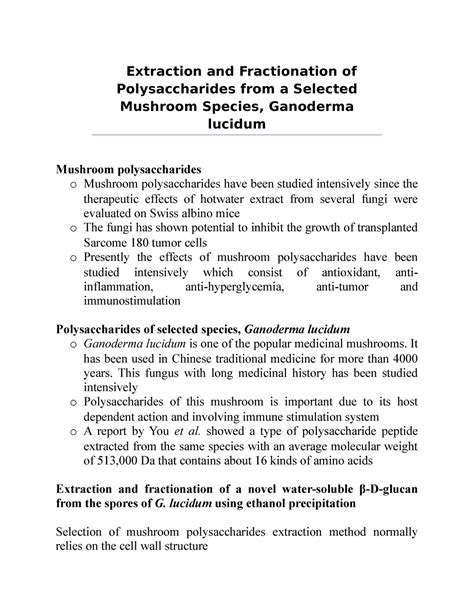 Extraction and fractionation - It has been used in Chinese traditional ...