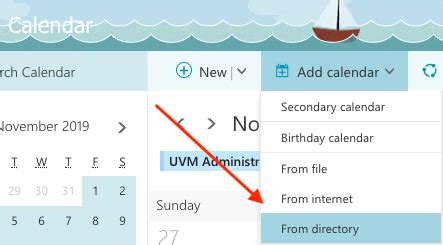 Adding and Importing Campus Calendars - UVM Knowledge Base
