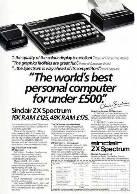 Image result for ZX Spectrum Computer Origins