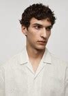 Camisa relaxed fit 100% algodón bordada - Hombre | MANGO España ...