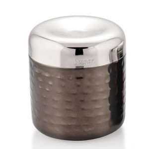 Buy Silverglow Canister Set | Jet Black Plated set of 3 | Stainless ...