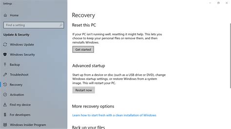 Image result for Windows Reset Keep Files
