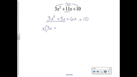 Image result for Middle Term Splitting Method Math