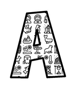 Arctic And Antarctic Bulletin Board Letters, Arctic And Antarctic ...
