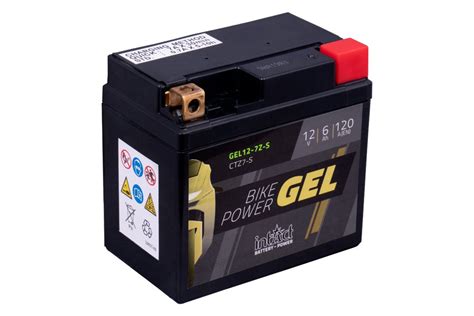 Spares, Parts and Accessories intAct Bike-Power GEL (YTZ7S) 12V 6Ah ...