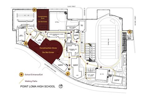 Campus map/Directions – About Our School – Point Loma High School