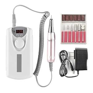Nail Care Kit, Nail Drill Machine Portable Rechargeable Electric Nail ...