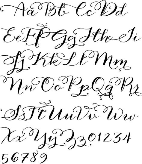 Image result for Printable Calligraphy Fonts
