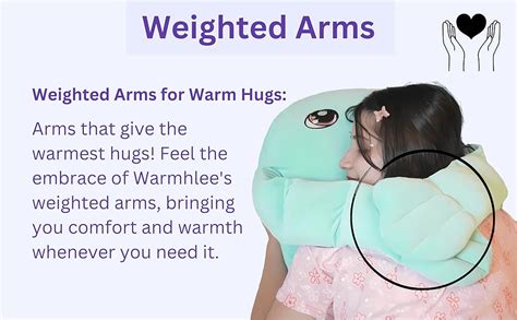 Buy WARMHLEE Weighted Stuffed Plushie for Deper Sleep and Relaxation ...