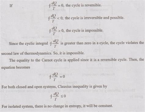 Causius Inequality - Second Law of Thermodynamics