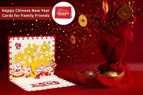 Buy WhatSign Happy Chinese New Years Cards 3D Pop Up Cards 2023 Year of ...