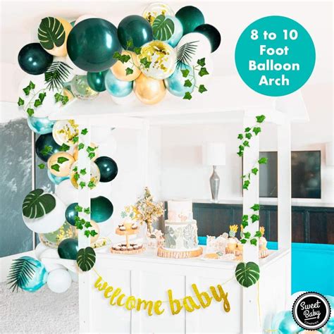 Sweet Baby Company Sweet Baby Co. Jungle Safari Baby Shower Decorations ...
