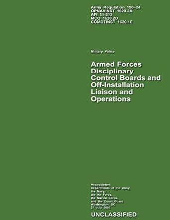 Buy Armed Forces Disciplinary Control Boards and Off-installation ...
