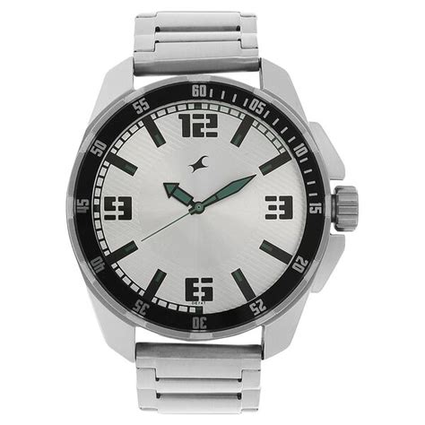 Buy Online Fastrack Quartz Analog Silver Dial Metal Strap Watch for ...