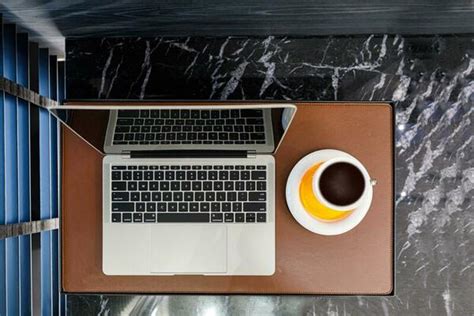 Image Work Desk with Laptop and Coffee 的图像结果