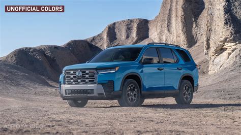 Fresh 2026 Honda Pilot Receives New Virtual Colors, Both Inside and ...