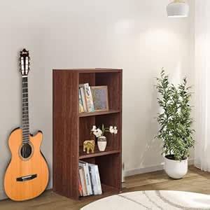 Heart Home Multipurpose Wooden Open Book Shelf for Home with 3 Tier ...