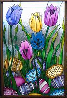 Image result for Stained Glass Easter Patterns