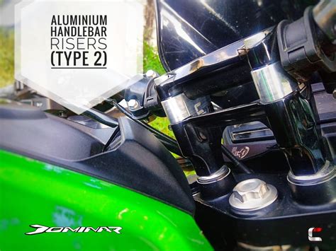 Handlebar Risers (Type-2) for DOMINAR 400/250 – CARBON RACING