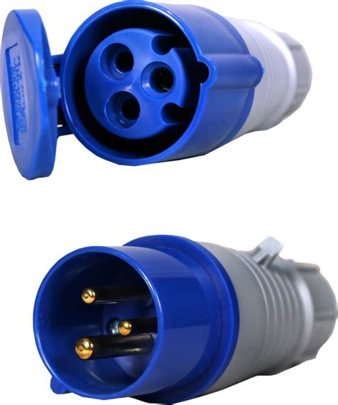 DECENT AIR SYSTEM 16A 220-250V 3pin IP44 3P Waterproof Socket Male and ...