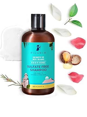 Buy Pilgrim Mild Sulphate Free Shampoo (Argan Oil) For Dry Frizzy Hair ...