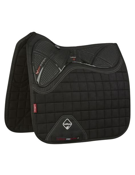LeMieux X-Grip Silicone Dressage Saddle Pad Size L color Black