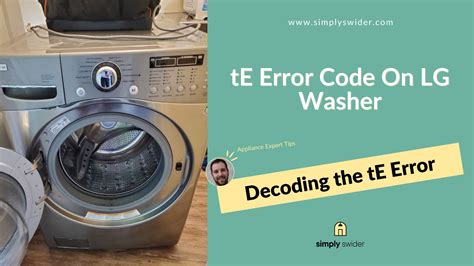 Image result for LG Washer Code Te