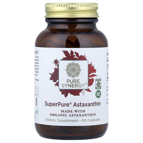 Pure Synergy SuperPure® Astaxanthin, 60 Capsules India | Ubuy