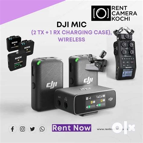 dji mic2 and rode go2 pro mic hollyland lark m2 zoom h8,h6 for rent ...