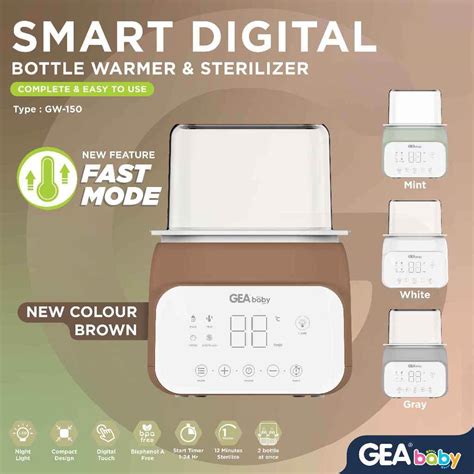 Jual Makassar - Gea baby Smart Digital Bottle Warmer & Sterilizer GW ...