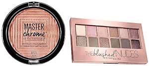 Buy Maybelline New York The Blushed Nudes Palette Eyeshadow, 9g and ...