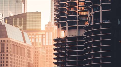 Download wallpaper 2560x1440 city, buildings, architecture, sunset ...